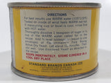 Vintage 1970s Standard Brands Canada Fleischmann's Fast Rising Active Dry Yeast 4 Oz 2" Tall Tin Metal Can