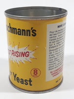 Vintage 1970s Standard Brands Canada Fleischmann's Fast Rising Active Dry Yeast 8 Oz 3 1/2" Tall Tin Metal Can