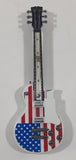 USA American Flag Themed Electric Guitar Shaped 6" Long Butane Lighter