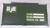1999 Hasbro G. I. Joe with Battle Gear Weapons Equipment Plastic Army Green Footlocker