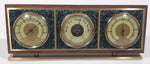 Vintage Focal West Germany Wood Cased Weather Station Barometer Hygrometer Temperature