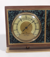 Vintage Focal West Germany Wood Cased Weather Station Barometer Hygrometer Temperature