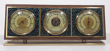 Vintage Focal West Germany Wood Cased Weather Station Barometer Hygrometer Temperature