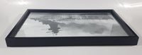 1939 WWII Battle of the River Plate Montevideo Harbour Uruguagy Admiral Graf Spee Panzerschiff KMS German Battleship Cruiser Naval Vessel 9 1/2" x 15 3/4" Framed Black and White Photo Print