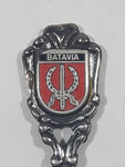 Batavia Travel Souvenir Silver Plated Metal Spoon
