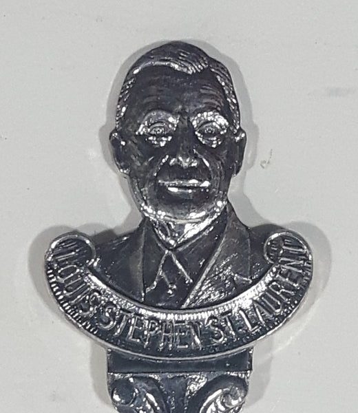 Louis Stephen St. Laurent 1948-1957 Travel Souvenir Silver Plated Metal Spoon