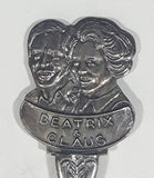 Beatrix & Claus Nederland Netherlands Royals Travel Souvenir Silver Plated Metal Spoon