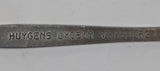 Constantijn Huygens 1596 - 1687 Dutch Poet Travel Souvenir Silver Plated Metal Spoon