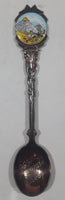Egypt Pyramid Cheops Souvenir Silver Plated Metal Spoon