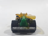 2010 Hot Wheels Insectirides Draggin' Tail Green and Chrome Gold Die Cast Toy Car Vehicle Busted Wing