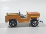 Summer Marz Karz S-8634 Jeep 4x4 Yellow Die Cast Toy Car Vehicle Busted Bumper