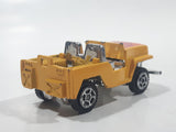 Summer Marz Karz S-8634 Jeep 4x4 Yellow Die Cast Toy Car Vehicle Busted Bumper