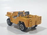 Summer Marz Karz S-8634 Jeep 4x4 Yellow Die Cast Toy Car Vehicle Busted Bumper