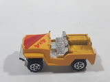 Summer Marz Karz S-8634 Jeep 4x4 Yellow Die Cast Toy Car Vehicle Busted Bumper