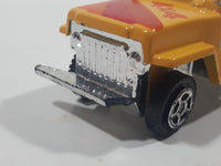 Summer Marz Karz S-8634 Jeep 4x4 Yellow Die Cast Toy Car Vehicle Busted Bumper
