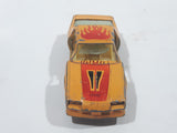 Vintage Yatming No. 1086 1983 Chevy Camaro Z28 Yellow Die Cast Toy Car Vehicle Busted Up