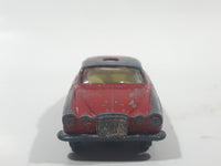 Vintage Husky Jaguar MK 10 Fire Chief Red Die Cast Toy Car Vehicle