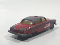 Vintage Husky Jaguar MK 10 Fire Chief Red Die Cast Toy Car Vehicle