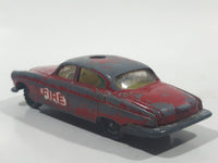 Vintage Husky Jaguar MK 10 Fire Chief Red Die Cast Toy Car Vehicle