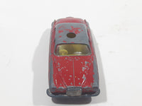 Vintage Husky Jaguar MK 10 Fire Chief Red Die Cast Toy Car Vehicle