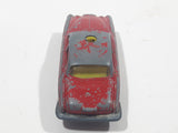 Vintage Husky Jaguar MK 10 Fire Chief Red Die Cast Toy Car Vehicle