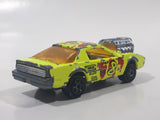 Vintage Majorette Pontiac Firebird Trans Am Fluorescent Yellow Die Cast Toy Car Vehicle with Blown Motor