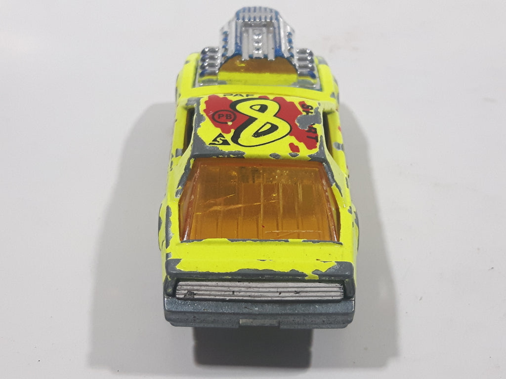 Vintage Majorette Pontiac Firebird Trans Am Fluorescent Yellow Die Cas ...