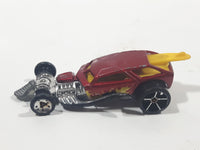 2011 Hot Wheels HW Video Game Heroes Surf Crate Metallic Red Die Cast Toy Car Vehicle