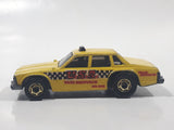 Vintage 1982 Hot Wheels Taxi Yellow Die Cast Toy Car Vehicle