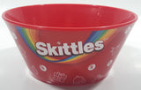 2022 Mars Skittles 5 1/2" Wide Red Plastic Bowl