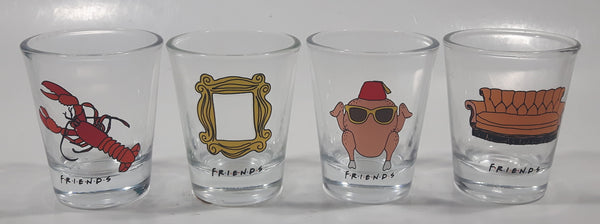 Friends Television Series 2 3/8" Tall Shooter Shot Glass Set of 4