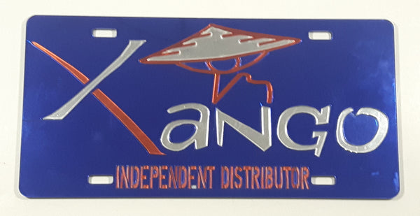 Xango Mangosteen Drink Independent Distributor Hard Resin Plastic License Plate