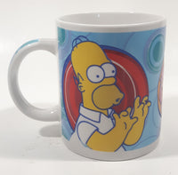 2006 Fox The Simpsons Matt Groening Homer Simpson with Donut 3 3/4" Tall Ceramic Coffee Mug Cup