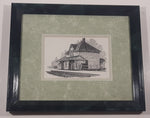 1985 Fort Langley C.N.R. Stations by Dianna Ponting Litho Print Drawing