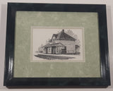 1985 Fort Langley C.N.R. Stations by Dianna Ponting Litho Print Drawing