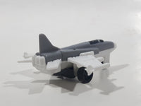 Fighter Jet Airplane Plastic Grey Toy Aircraft