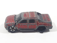 Maisto 2002 Chevrolet Avalanche Truck Dark Red Die Cast Toy Car Vehicle