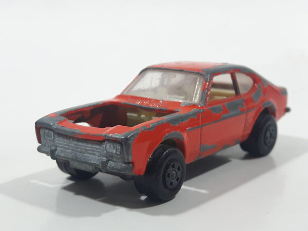 Vintage 1975 Lesney Matchbox Superfast Rolamatics No. 87 Hot Rocker Red Orange Die Cast Toy Car Vehicle