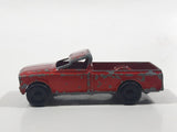 Vintage Marx Pick Up Truck Red Die Cast Toy Car Vehicle Made in Hong Kong