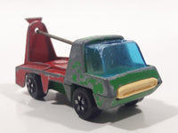 Vintage PlayArt Cement Mixer Green and Red Die Cast Toy Car Construction Building Equipment Vehicle