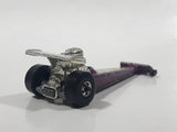 Vintage 1977 Hot Wheels Flying Colors Cool One Plum Purple Die Cast Toy Race Car Vehicle
