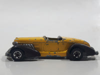 1981 Hot Wheels Repaints Auburn 852 Yellow Die Cast Toy Car Vehicle