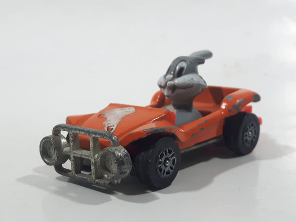 Vintage 1979 Corgi W.B. Warner Bros Looney Tunes Bugs Bunny Buggy Orange Die Cast Toy Car Vehicle