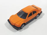 Greenbrier Sedan Orange Die Cast Toy Car Vehicle