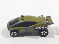 1999 Hot Wheels Trail Runner Lime Green Die Cast Toy Car Vehicle McDonald's Happy Meal 15/16