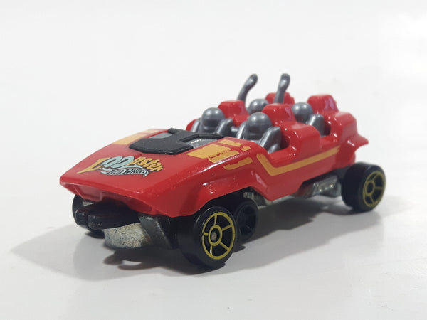 2015 Hot Wheels HW City: Surf Patrol Loopster "Hands Up" Red Die Cast Toy Car Vehicle