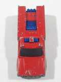 1978 Hot Wheels Emergency Squad Rescue Ranger Red Fire Truck Die Cast Toy Car Vehicle - BW - Blue Lights - Hong Kong