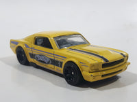 2019 Hot Wheels Muscle Mania '65 Mustang Fastback Yellow Die Cast Toy Muscle Car Vehicle