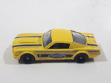 2019 Hot Wheels Muscle Mania '65 Mustang Fastback Yellow Die Cast Toy Muscle Car Vehicle