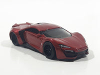 2021 Hot Wheels  Fast & Furious: Fast Stars W Motors Lykan Hypersport Metalflake Red Die Cast Toy Car Vehicle